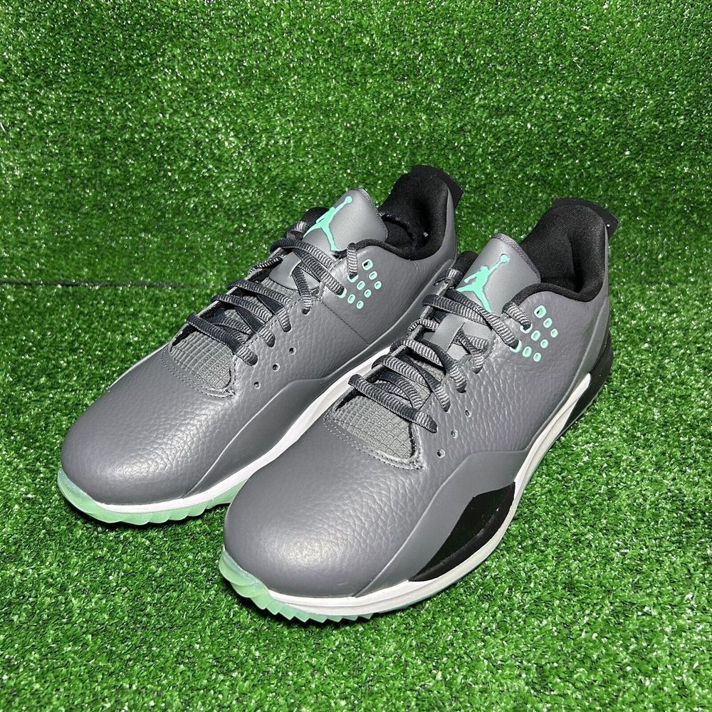Nike Air Jordan ADG 3 Dark Grey Green Glow Golf Shoe CW7242-002 Men’s Size 8